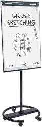 Legamaster Sketch Easy mobil flipchart kerek lábbal