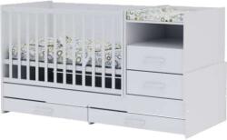 Todi White Bunny Kiságy - 5 az 1-ben - 70x120cm