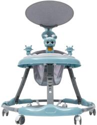  Baby Walker, állítható magasság, játékos zenei központ, Kék