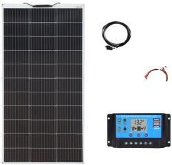  Rugalmas napelemes panel, könnyű 120W, nagy hatékonyságú monokristályos kialakítás, 120W -os készlet -fehér