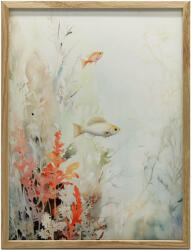  VÁSZONFESTMÉNY KERET NÉLKÜL A TENGERALATI PARADÍCIÓ LÁGY SZÍNEI 50x70 CM