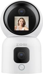 ZOSI Smart Baby Cam, 360 ° PAN-BITT funkció, kettős 2K HD megtekintés, C528M6