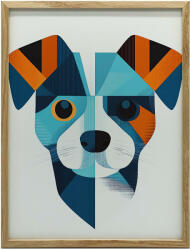  KERET FALI PLAKÁT JACK RUSSELL GEOMETRY DOG 70x100 CM