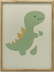  KERET FALI PLAKÁT MOSOLYGÓ DINOSZAURUS 70x100 CM FEKETE
