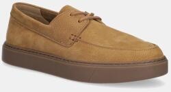 Calvin Klein mocasini din nubuc HYBRID LACE UP BOAT NU 9BYA-OBM01U_82X (HM0HM01892)