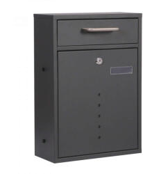 XPOtool Antracit Fali Postaláda - 400x120x285 mm