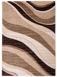  Madrid C191B_FMA67 karamell modern hullám mintás szőnyeg 160x230 cm