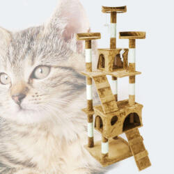  Macska kaparófa Játszótorony - Bézs - 170 cm