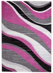  Barcelona Modern Hullámos Szőnyeg - Magenta - 160x230 cm
