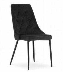  Imola Bársony Szék - Skandináv Stílus - Fekete - 48, 5x61x93, 5 cm