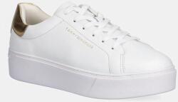 Tommy Hilfiger sneakers din piele ESSENTIAL PLATFORM COURT SNEAKER 9BYA-OBD036_00X (FW0FW08756)