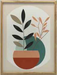  Boho Roślinność, 50x70 cm, bez ramy, płótno premium na blejtramie