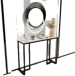  Konzolasztal, márvány teteje, modern formatervezés, Hideg jadeite fekete