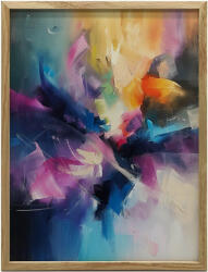  VÁSZONFESTÉS SZÍNES ÁLMOK KERET NÉLKÜL PREMIUM VÁSZON 70x100 CM