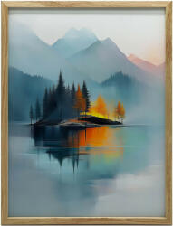  VÁSZONFESTÉS BÉKE OÁZIS FALRA KERET NÉLKÜL 70x100 CM