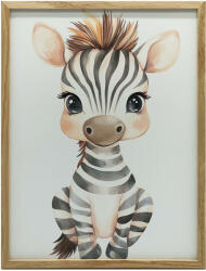  FAKERETES PLAKÁT FALRA KIS ZEBRA 50x70 CM MATT