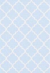  Marokkói Szőnyeg - Pasztell Kék-Krém - 160x230 cm