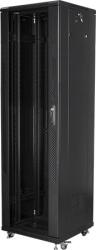 Lanberg 19" szabadon álló rack szekrény 42U/600X600 lapraszerelt, fekete (FF01-6642-12B) (FF01-6642-12B)