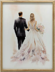  FALI PLAKÁT FA KERETBEN A SZERETET FINOMSÁGA 50x70 CM