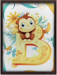  FALI PLAKÁT ARANY ALUMÍNIUM KERETBEN MERRY MONKEY 60x90