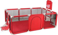  Baby Playpen, több szín, biztonságos dizájn, könnyű hozzáférés funkciók, Piros 2 foci ajtó