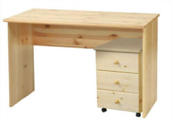 Etsberger Marcus fenyő íróasztal + konténer - pepita