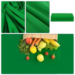  Fotózás háttérszövet, muszlin pamut anyag, zöld képernyő kromakey technológia, Zöldszövet, 6000x3000