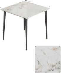  Étkezőasztal, négyzet alakú kialakítás, márvány kivitel, Xne