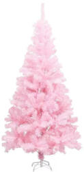  Nordmann King 2D-s műfenyő, 210 cm, rózsaszín, 1000 ág, stabil talppal, 120 cm alsó átmérő, kihajtható ágakkal, dús kivitel (HOP1001385-4)