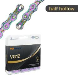 Kerékpár lánc, sebesség -velocidade, Half Hollow technológia, 12s El Rainbow