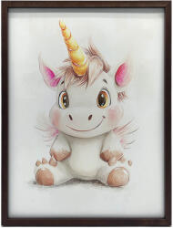  FALI PLAKÁT ALUMÍNIUM KERETBEN EGYKORNIS PASTELL 60x90 CM