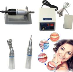  Fogászati laboratóriumi elektromos maratoni mikromotor, nagy sebesség akár 35 000 fordulat / perc, tartalmazott kézi darabokat, felhasználóbarát szerszámcserét,