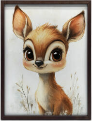  VÁSZON FESTMÉNY A FALRA NAGY SZEMŰ KISSZARVAS 70x100