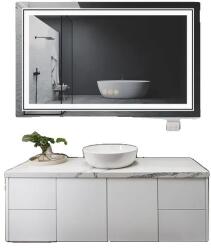  LED fürdőszoba tükör, vízálló, teljes hosszúságú, 105x50cm (42x20 hüvelyk)