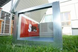 SINB Thermo Renato INFRA Macskaház - Fűthető, Panoráma Ablakos