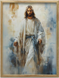  Keret Fali Plakát Blue Light Of Majesty 30x40 Cm