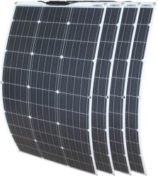  Rugalmas napelemes panel, 100 W teljesítmény, monokristályos technológia, napelemes panel 400W