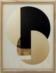  VÁSZONFESTMÉNY ARANY ÉS FEKETE SZÍNEK INTERNETEZÉS FALHOZ 50x70