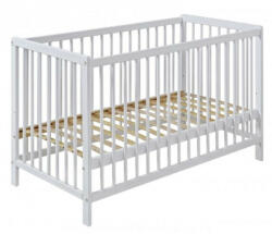 Bobas Fashion Bobas Magda Kiságy - Fenyőfa - 60x120 cm - Fehér