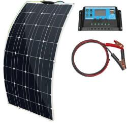  Napelemkészlet, nagy hatékonyságú, rugalmas, 100W -os napenergia -rendszer