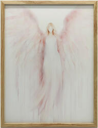  VÁSZON FESTMÉNY ANGYAL SZÉPSÉG RÓZSASZÍN SZÍN KERET NÉLKÜL 50x70 CM