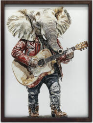  KERET FALI PLAKÁT ELEFÁNT MELODY FEKETE 60x90 CM