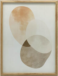  Abstrakcyjne Koła - Minimalistyczna Sztuka, 70x100 cm, rama aluminiowa czarna, papier matowy 230 gsm