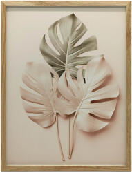  ARANY MONSTERA FALI PLAKÁT ARANY KERETBEN, SÖTÉTBARNA 50x70 CM