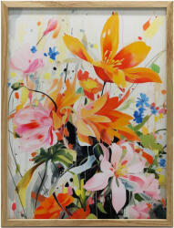  VÁSZON FESTMÉNY VIRÁG KONCERT VÁSZON PREMIUM 50x70 KERET NÉLKÜL