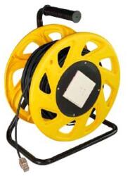 LogiLink Cat. 7 S/FTP mobil kábeltekercs TPE, 60 m Fekete (CQ4060S)