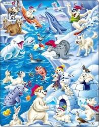 Larsen Maxi US28 Forma puzzle 36 db Állatok (7023852120453) (7023852120453)