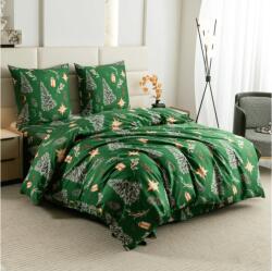  Mikroszálas ágyneműhuzat GREEN CHRISTMAS zöld Ágyneműhuzat mérete: 2 db 70 x 90 cm | 200 x 220 cm