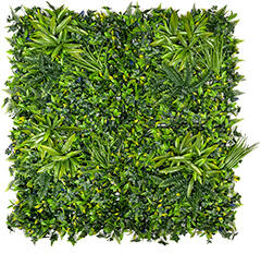  GreenWall Panel oldalfalra - 1 méter x 1 méteres zöldfal - mesterséges növényfal (Urban) (18141)