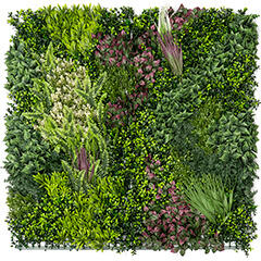  GreenWall Panel oldalfalra - 1 méter x 1 méteres zöldfal - mesterséges növényfal (Oasis-1) (18190A)